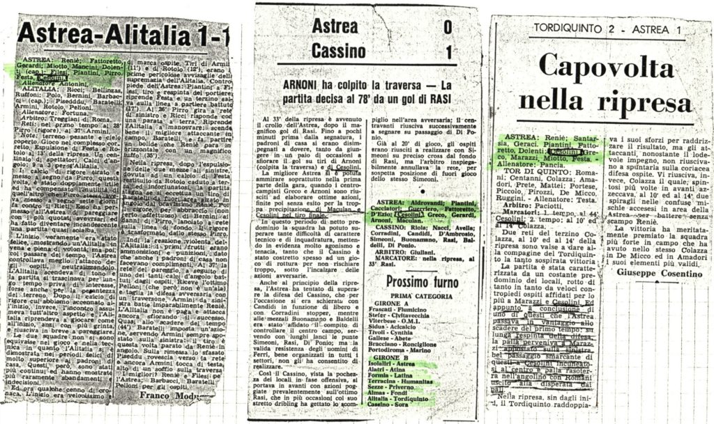 ARTICOLI GIORNALE