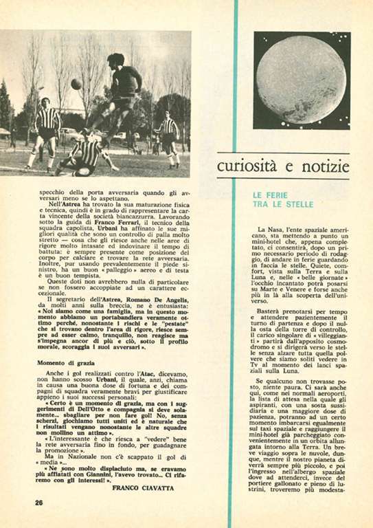 ARTICOLO SULL'ASTREA
