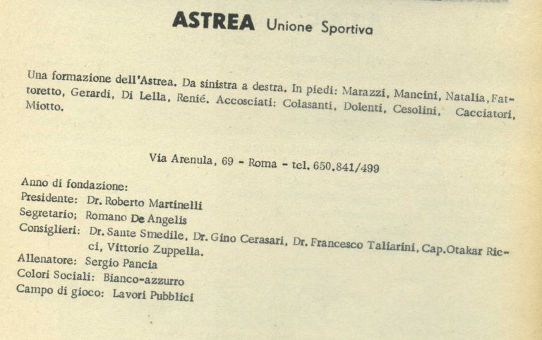 ASTREA 1963-1964